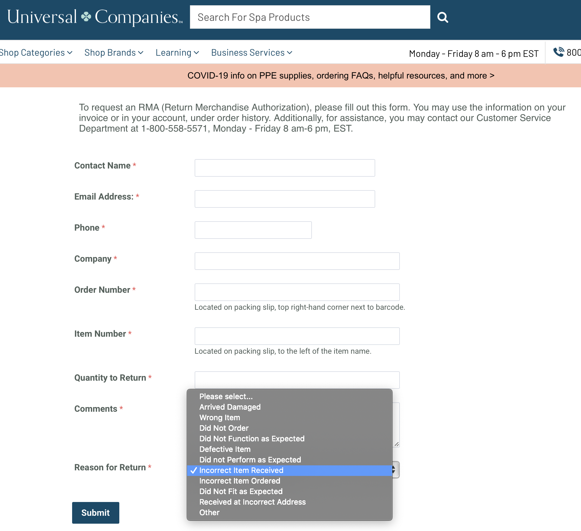 How Do I Return or Replace an Item? Support